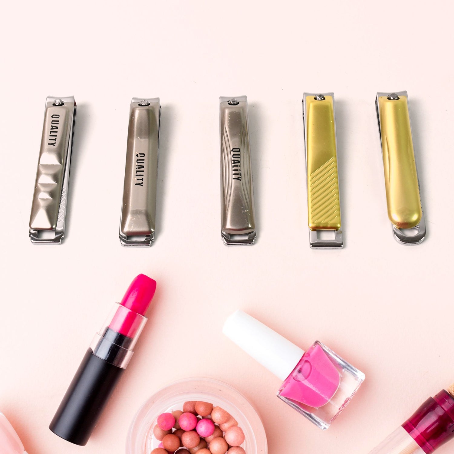 Stainless Steel Folding Portable Large Nail Clippers with Nail File (1 Pc / Mix Design) Stainless Steel Folding Portable Large Nail Clippers with Nail File (1 Pc / Mix Design)